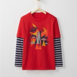 Hanna Andersson Red Rocket Long Sleeve Tee